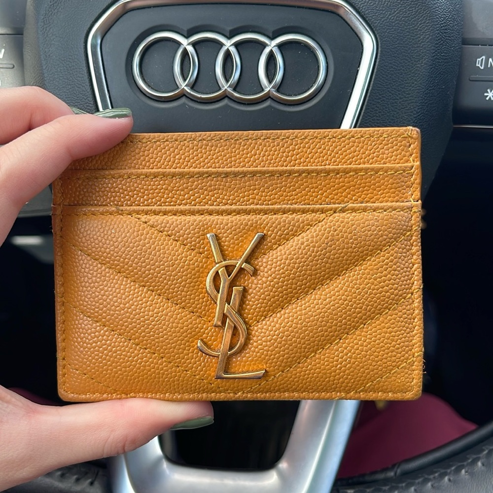 YSL card holder